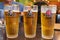 Three Glasses of Greek Beer