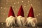 Three Gnomes, Retro Cement, Jelly Bag Cap, Snowflakes