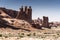 Three Gossips rock formation Arches National Park Utah