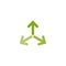Three green arrows point out from the center in circle. Expand Arrows icon