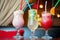 Three healthy nonalcoholic cocktails