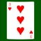 Three hearts. Card suit icon , playing cards symbols