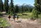 Three Hikers in Callaghan Valley