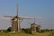 Three historic windmills