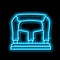 three-hole punch neon glow icon illustration