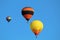 Three Hot Air Balloons