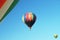 Three hot air baloons