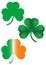 Three Irish Shamrocks