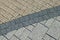 Three kinds pavement bricks texture