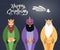 Three kings illustration, Epiphany quote