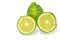 Three leech lime fruits