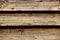 Three Line Old Wood Background with Nails