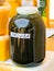 Three liter glass jar with buckwheat honey