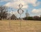 Three Lyman Whitaker Wind Sculptures in McPherson Park in Colleyville, Texas.