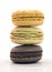 Three macaroons