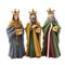 Three Magic Kings Day christmas 3d wise men came to worship the Infant Christ, brought him a gift of gold, frankincense and myrrh