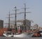 The three masts sailing ship in Dakar