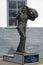 The three-metre bronze sculpture `Australian Sailor Monument` in Fremantle, WA