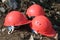 Three mountain defensive helmets