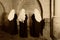 Three nuns in church