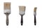Three old brushes used. PNG available