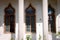 Three oriental windows in the Buddhist Temple