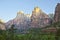 Three Patriarchs in Zion Canyon