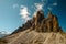 The Three Peaks ( Tre Cime di Lavaredo) in the Dolomites, South Tyrol, Italy