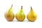 Three pears in a row