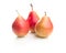 Three pears in a row