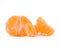 Three peeled tangerines