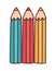 three pencils icon