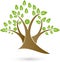 Three Persons as Tree, Colored, Nature and Gardener Logo, Gardener background, alternative practitioner background