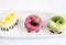 Three petit fours