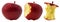 Three phases of apple