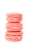 Three Pink macaroon stacked