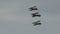 Three planes flying in formation