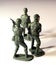 Three plastic soldiers from the Rear