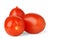 Three plum tomatoes
