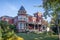 Three quarter view of Stephen King`s House. A Victorian mansion, home to the famed horror
