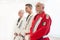 Three respected martial arts sensei master instructors in traditional kimono