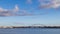 Three Runcorn Bridges spanning the Mersey Estuary