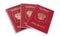 Three Russian international passports