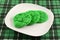 Three Saint Patrick`s Day sugar cookies