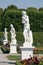 Three sandstone statues, Herrenhausen Gardens, Hannover