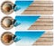 Three Sea Holiday Banners - N2