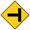 Three separate signs on white background. flat style. caution for left turn road traffic sign for your web site design, logo, app,