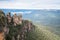 The Three Sister an iconic rock formation of Blue mountains national park, New south wales, Australia.