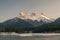 Three Sister mountain during the evening