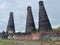 The three sisters Bottle Kilns